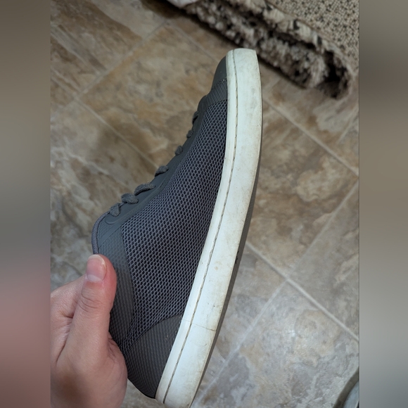 Men's Grey Lacoste Tennis Shoes - Picture 3 of 16